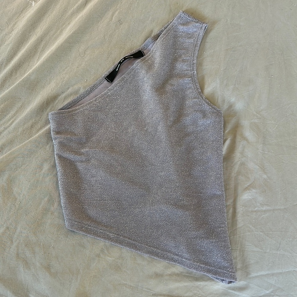 Asymmetrical sparkle Urban Outfitters top